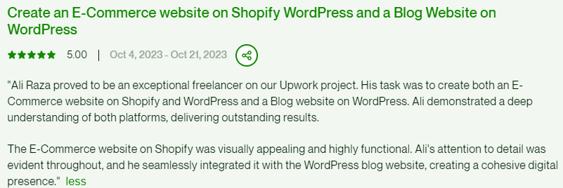 Client review