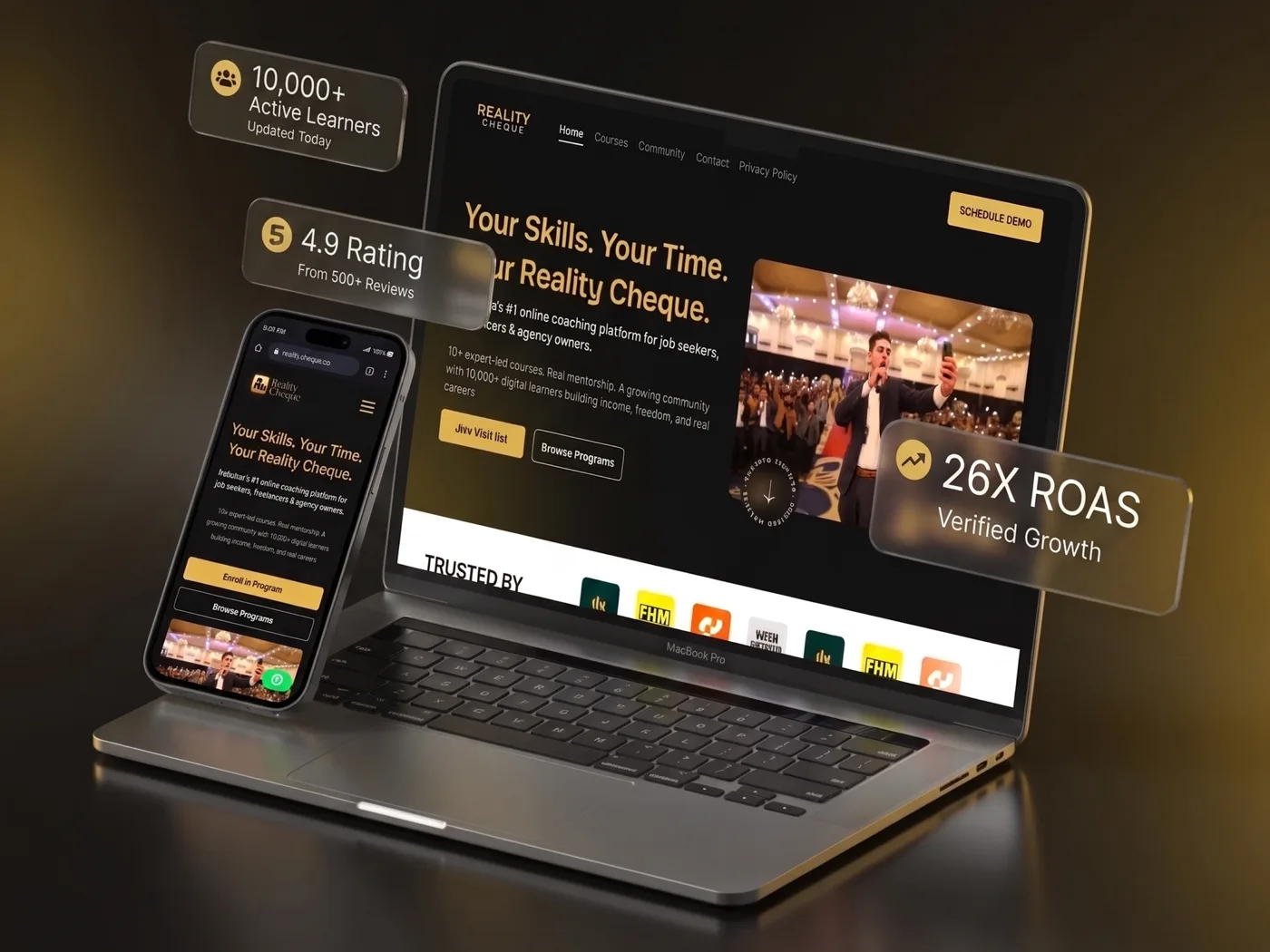 SYNC Landing Page Redesign screenshot
