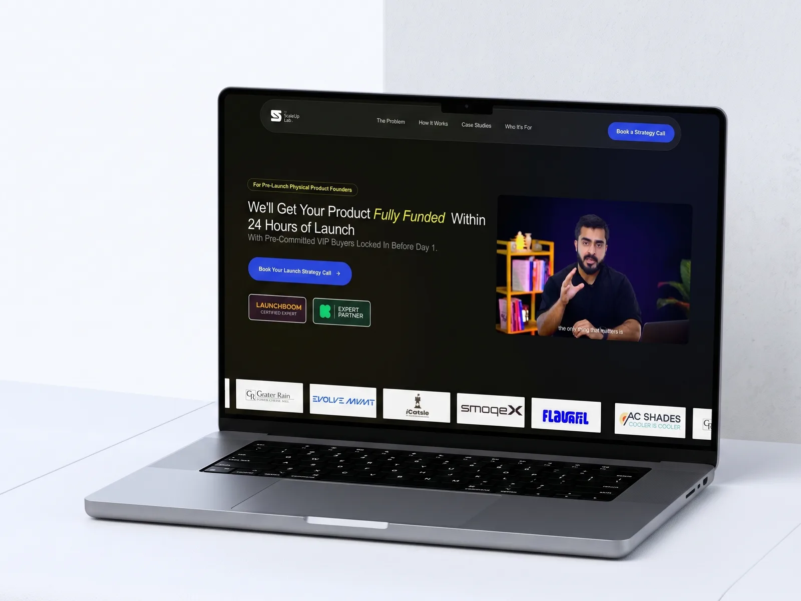 The Scaleup Lab website screenshot