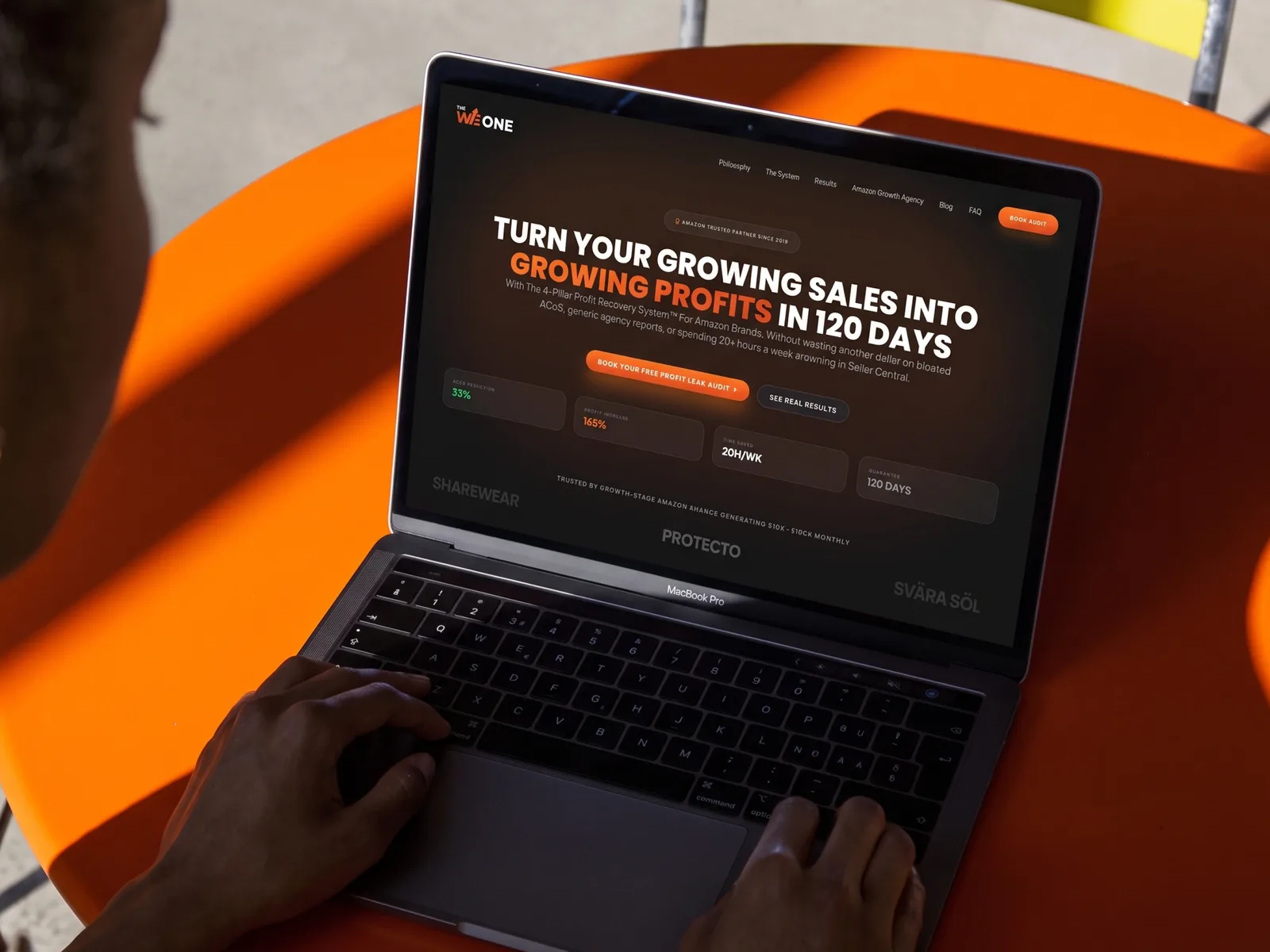 The We One website screenshot